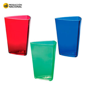 Vaso Triangular 250 ML(stock telefónicamente)