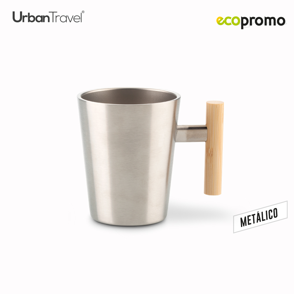 Mug Metálico Torval Urban Travel 400ml - Imagen 2
