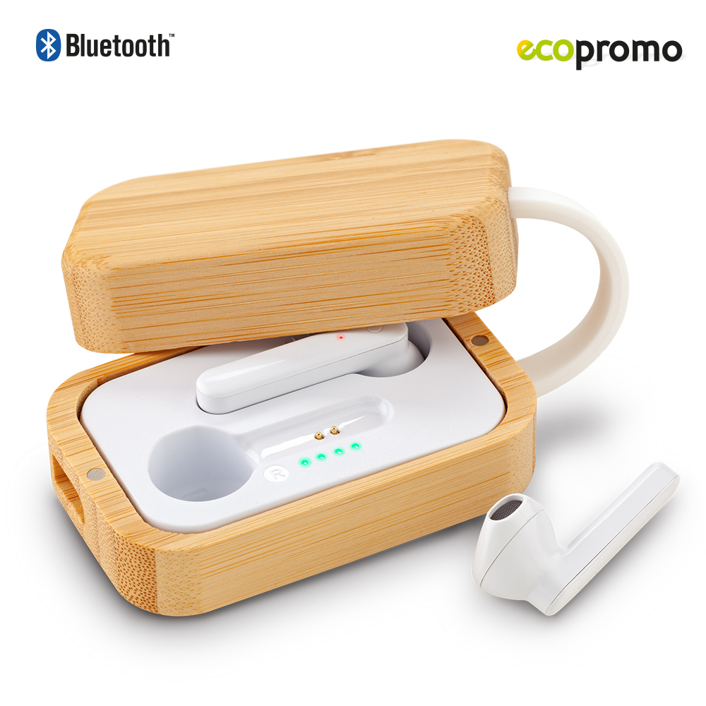 Audifonos Bluetooth Jett Bamboo - Imagen 2