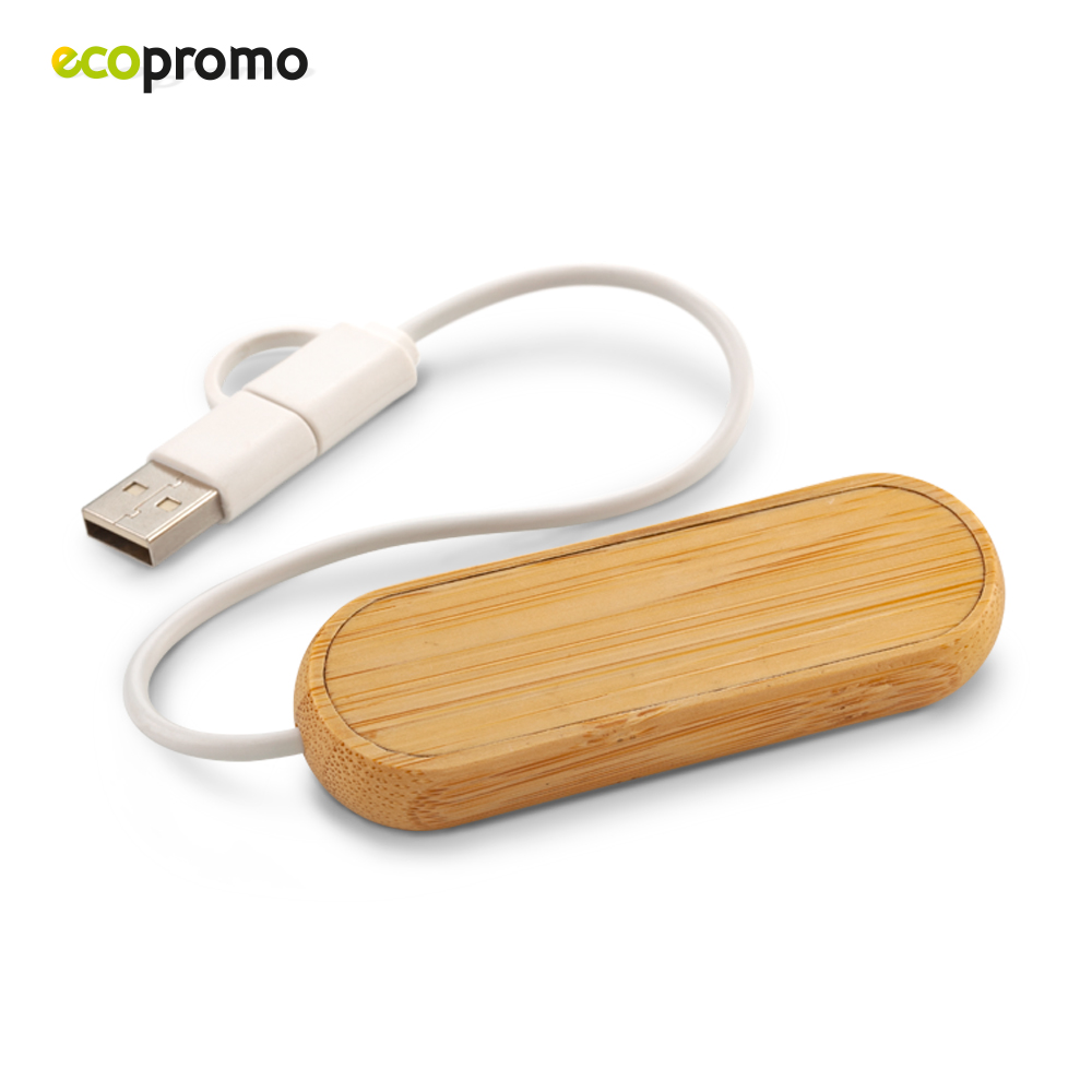 Puerto USB Massimo Bamboo - Imagen 3
