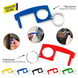 Llavero Plástico Multiusos Anticontacto - Prod Nal