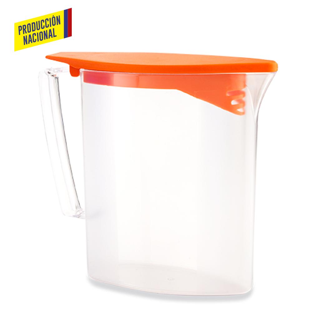 Jarra Plastica Ovalada 1000 ML - Nacional - Imagen 2