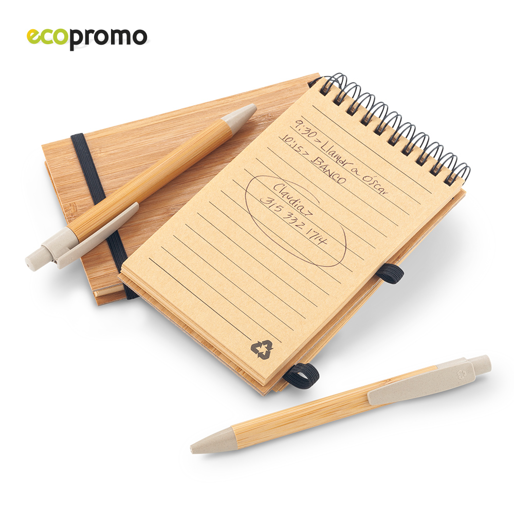 Libreta con Bolígrafo Bamboo - Imagen 2