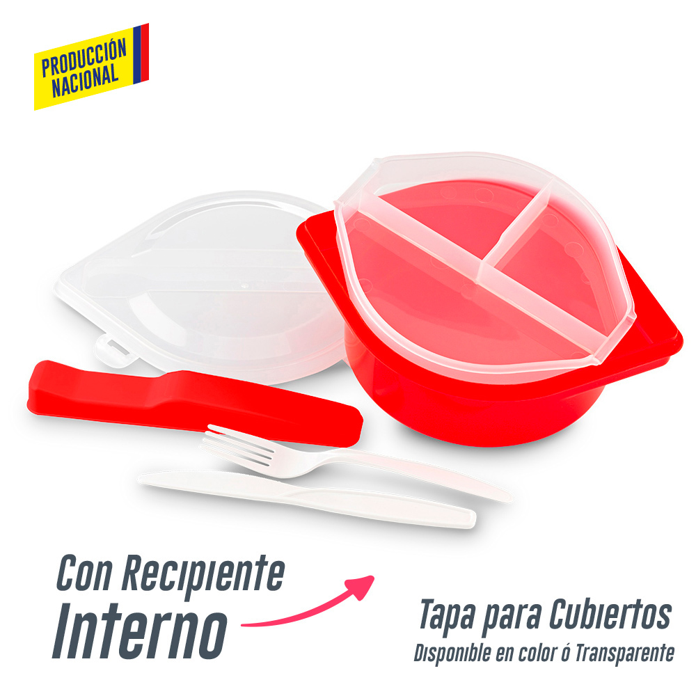 Portacomidas con Cubiertos Jakarta - Prod Nacional - Imagen 2