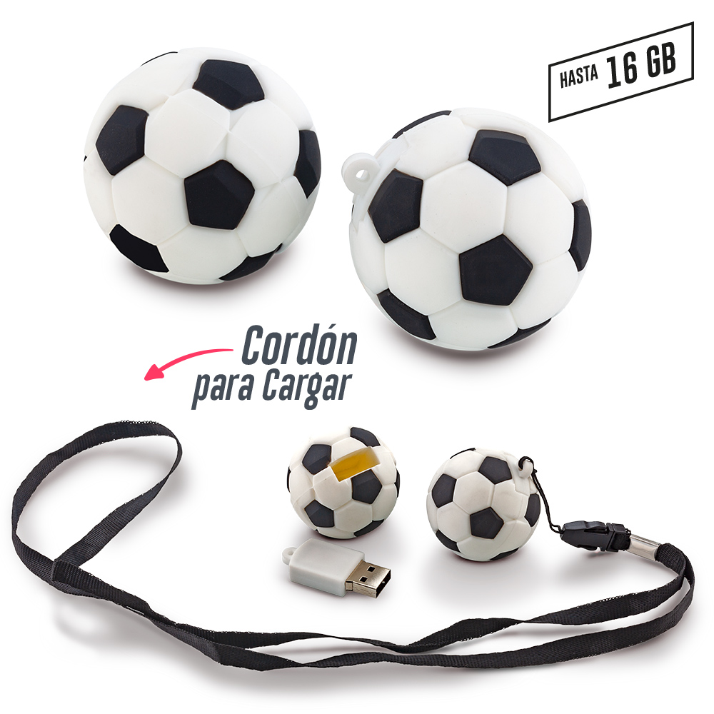 PVC Memoria USB Soccer (Ver OF-228-CH) - Oferta