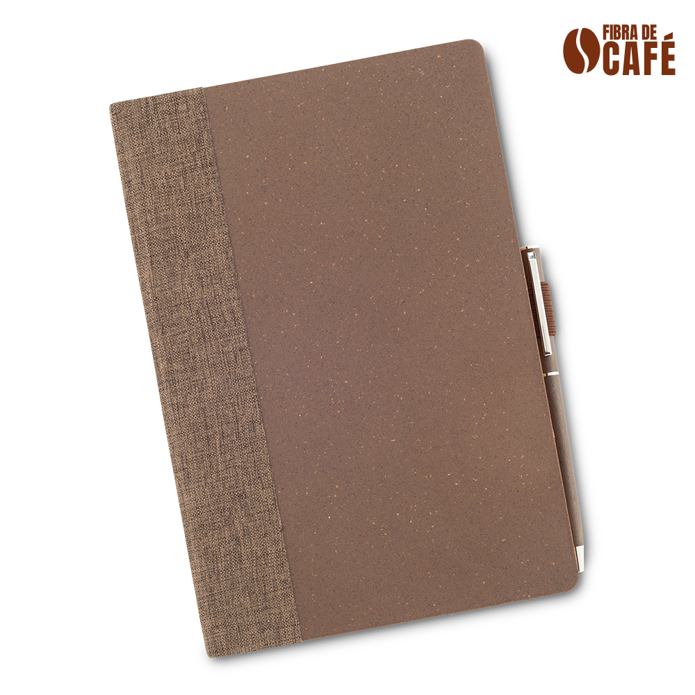 Set de Libreta y Bolígrafo Eco Coffee - Imagen 2