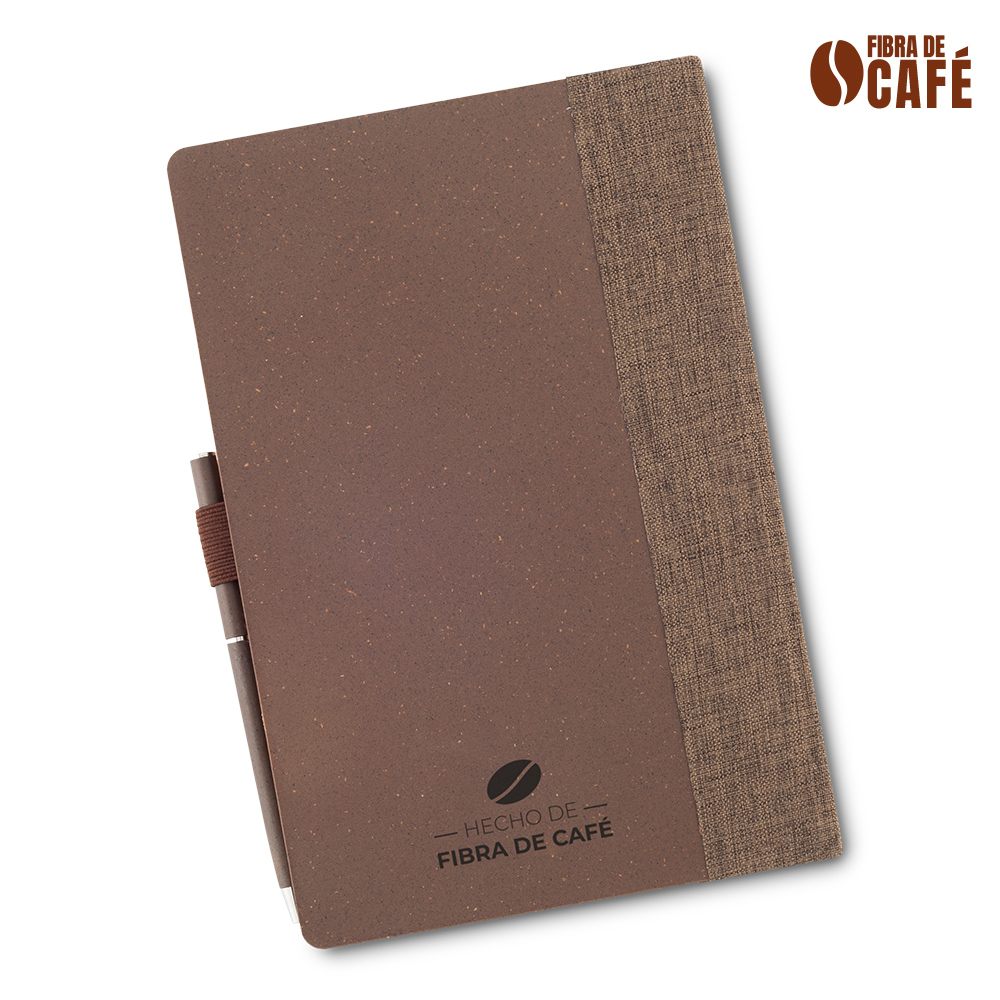 Set de Libreta y Bolígrafo Eco Coffee - Imagen 3
