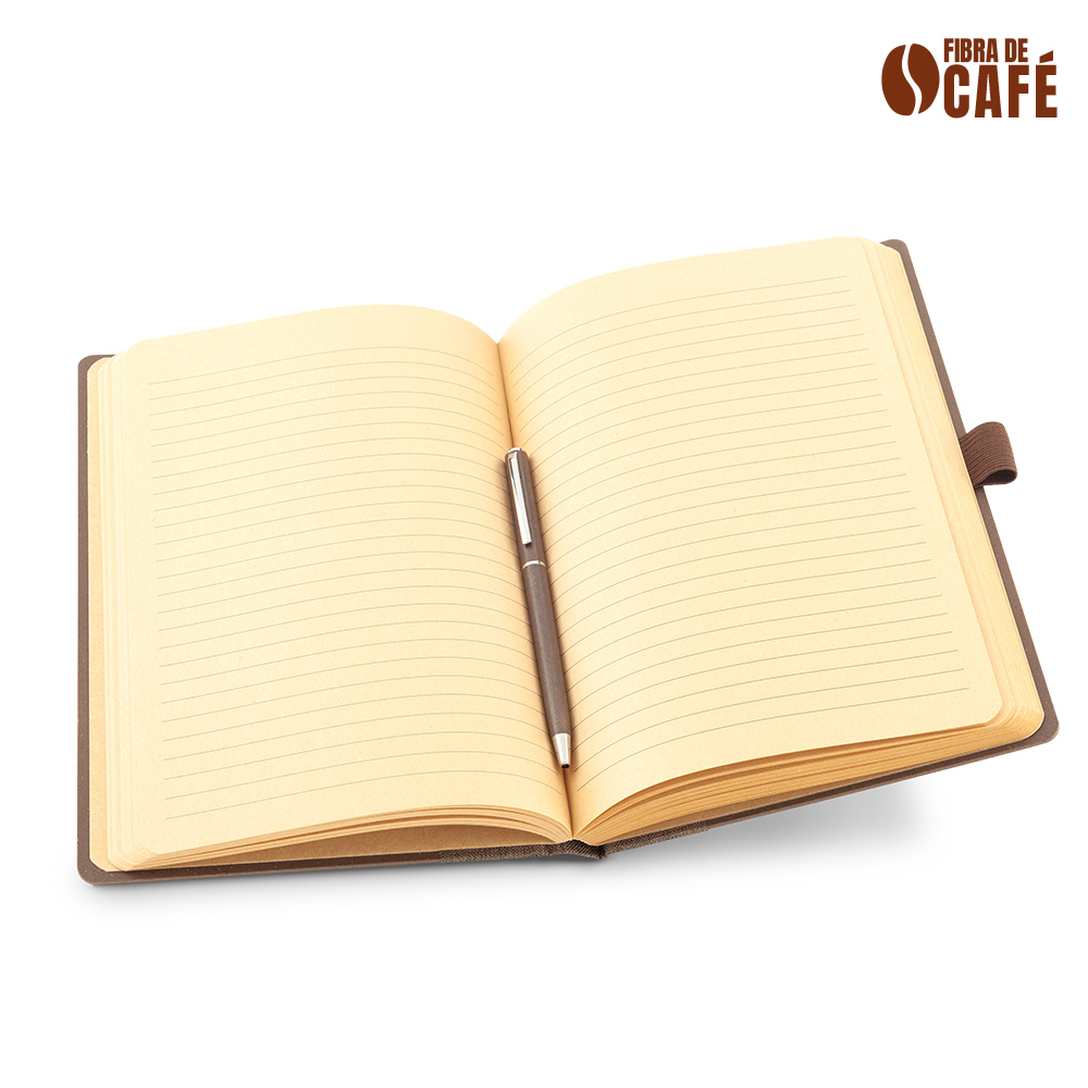Set de Libreta y Bolígrafo Eco Coffee - Imagen 4