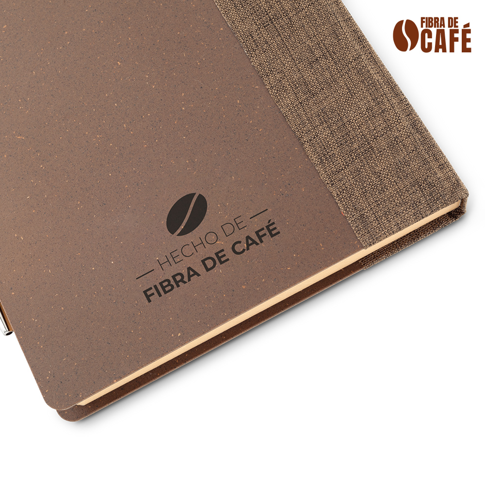 Set de Libreta y Bolígrafo Eco Coffee - Imagen 5
