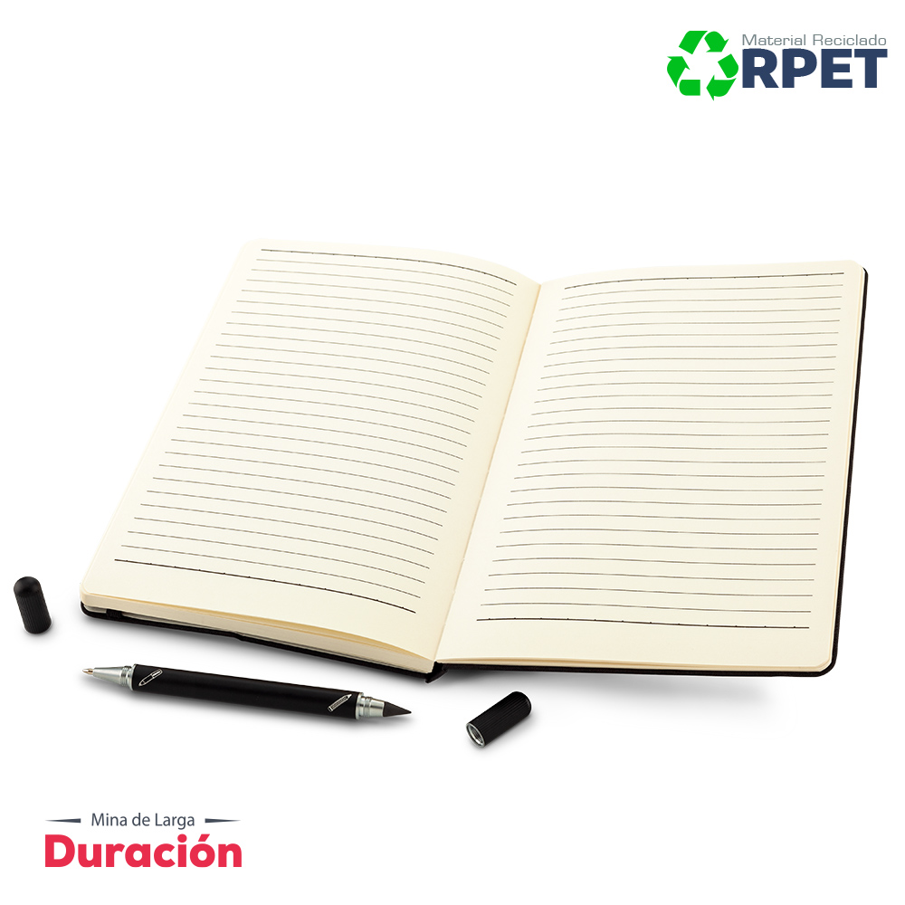 Set de Libreta y Bolígrafo 2-1 RPET - Imagen 2